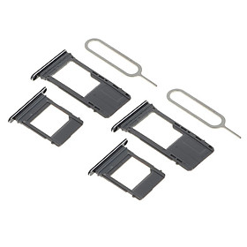 2 Pcs Phone Sim Card Tray Holder Slot+Pin for Samsung A5 A7 2017 A520