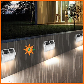 Mua Đèn năng lượng mặt trời trang trí  Vỏ Inox 304 đặt ngoài trời siêu bền  thích hợp gắn ốp tường.