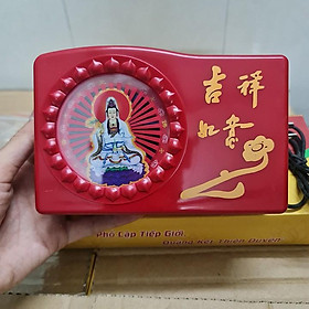 Máy niệm Phật Tụng Kinh có sẵn 20 Bài Kinh (Chạy Pin hoặc cắm điện) Hình Quan Âm Có Sẵn Dây Nguồn mẫu mới 2021