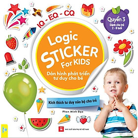 Logic Sticker for Kids dán hình phát triển tư duy cho bé