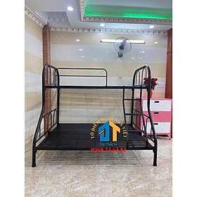 Mua Giường sắt hai tầng tầng trên 1m tầng dưới 1m4