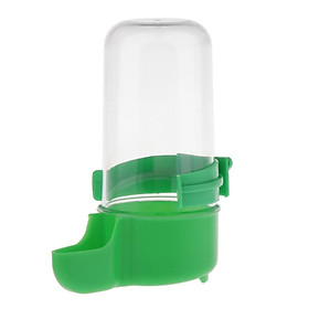 Bird Automatic Feeder Water Food Dispenser For Macaws Finches Budgie - Green