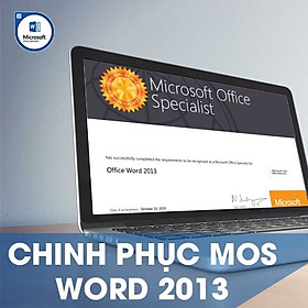 Hình ảnh Khóa học online Chinh phục chứng chỉ MOS WORD 2013 Tin học Cộng