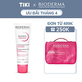 Kem chăm sóc độ ẩm và thực hiện vơi domain authority, giành cho domain authority nhạy bén Bioderma Sensibio Defensive 40ml