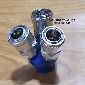 Mua Đầu Nối Chia Hơi Tròn 2 Ngã Và 3 Ngã Dùng Cho Máy Bơm Khí Nén