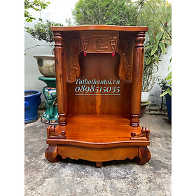 Mua Bàn thờ thần tài gỗ Tràm cột Tròn trơn 60 X 81CM