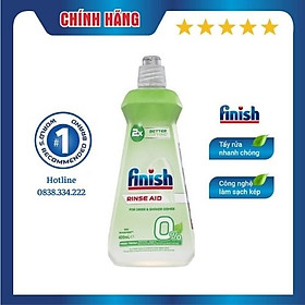 Nước làm bóng chén bát Finish Eco 0% - 400ml/ chai