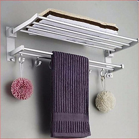 Mua GIADUNGHOANGMAI Giá treo khăn INOX 2 tầng (LOẠI INOX)