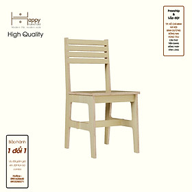 HAPPY FURNITURE , Gỗ tự nhiên , Ghế đơn gỗ Plywood - AIDAN , GHE_006 , 40x47x86cm ( DxRxC)