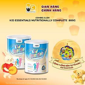 Combo 2 Lon Sữa Kid Essentials Sữa Úc Nestlé Health Science Cho Trẻ Biếng Ăn, Chậm Tăng Cân 800g - Bao Bì Mới [NHẬP KHẨU CHÍNH HÃNG]