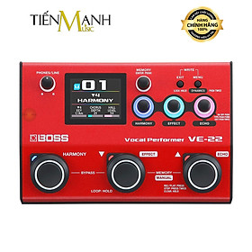 Mua Bàn Đạp Phơ Bộ Hiệu Ứng Vocal Harmonist Boss VE22 - Tạo Tiếng Bè  Vang Vọng Và Chỉnh Tone  Giọng Cho Ca Sĩ VE-22