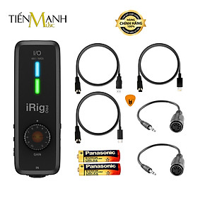 Mua Thiết Bị Thu Âm Và Livestream iRig Pro I/O IK Multimedia Live Điện Thoại Nối Guitar Pickup Soundcard Hàng Chính Hãng