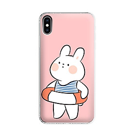 Ốp lưng dẻo cho điện thoại Iphone XS MAX - 01017 7903 RABBIT01 - Hàng Chính Hãng