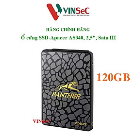 Ổ cứng SSD Apacer 120GB AS340 SSD 2.5" 7mm SATA III - Hàng chính hãng