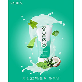 Kem Đánh Răng Hữu Cơ Vị Bạc Hà Lô Hội 85g Radius USDA Organic Mint Aloe