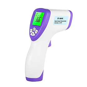 Digital IR Thermometer LCD Non-contact Infrared Thermometer °C/ °F Forehead Body Temperature Measurement 3-Color