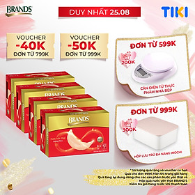 Combo 4 nước yến thật brand's đường phèn