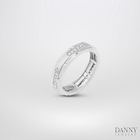 Nhẫn Đôi Danny Jewelry Bạc 925 Xi Rhodium/Vàng hồng N0089