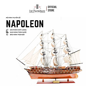 Mua Mô hình Thuyền Cổ NAPOLEON cao cấp  mô hình gỗ tự nhiên  lắp ráp sẵn  quà tặng sang trọng 1st FURNITURE