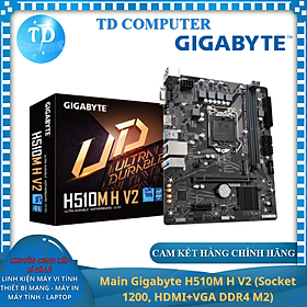 Main Gigabyte H510M H V2 (Socket 1200, HDMI+VGA DDR4 M2) - Hàng chính hãng Viễn Sơn phân phối