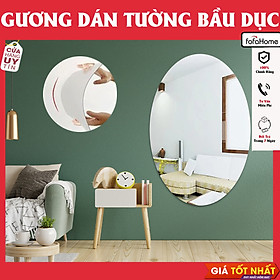 Mua Gương Dán Tường Hình BẦU DỤC 42x27cm
