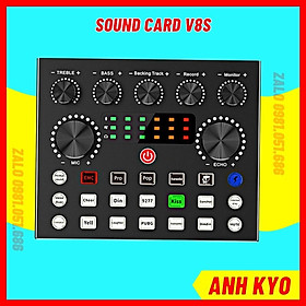 Mua Card âm thanh v8s  sound card v8s mới  bộ chuyển đổi âm thanh ngoài bluetooth5.0