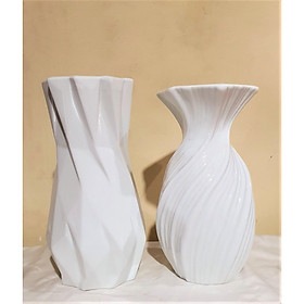 Mua Bình Bông Sứ Bát Tràng Cắm Hoa Tài Lộc Cao 30cm