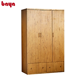 Mua Tủ Quần Áo 3 Cánh BAYA CHESTER Chất Liệu Gỗ Thông Bền Chắc Thiết Kế Nhiều Ngăn Để Đồ Tiện Dụng 5345