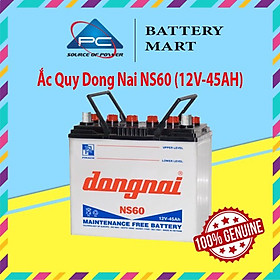 Bình Ắc Quy 12V-45AH, Ắc Quy Dong Nai NS60