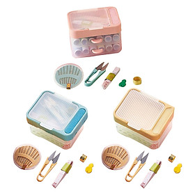 3 Sewing with Box Two Layer Drawers Essential