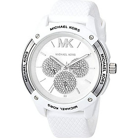 Michael Kors Women's Ryder Stainless Steel Quartz Watch with Rubber Strap