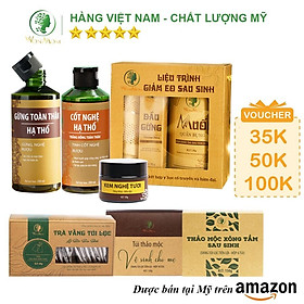 Bộ ở cữ siêu tiết kiệm Wonmom loại 2 ( Dưỡng da mặt - body - giảm eo - xông hơi - lợi sữa )