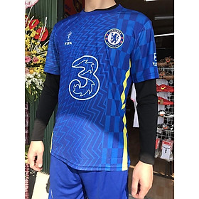 Hình ảnh Bộ quần áo đá banh thể thao cao cấp hàng thun Thái lạnh CLB Chelsea