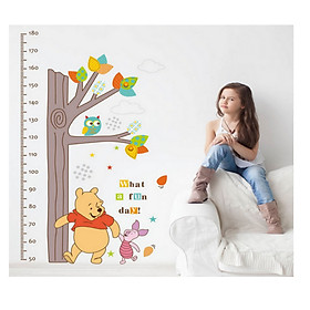 Decal thước đo gấu pooh TD11