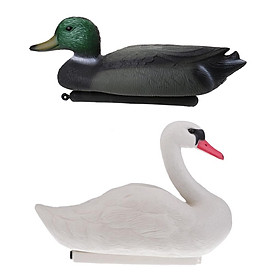 Floating Duck Drake Decoy Swan Goose Hunting Bait Lawn Ornament Garden Decor