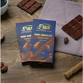 Dark Chocolate 85% cacao less sugar 50g Figo