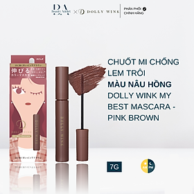 Mascara chống lem trôi màu nâu hồng - Koji Dolly Wink My Best Mascara Pink Brown