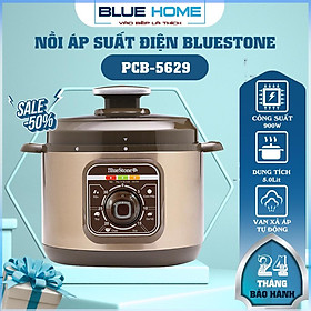 Mua Nồi Áp Suất Điện BlueStone PCB-5629  900w - 5.0Lit  Van Xả Áp Suất Thông Minh  Hàng chính hãng