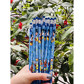 Hộp 30 bút chì nhân vật hoạt hình siêu đẹp cho các bé