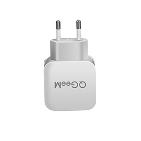 Củ sạc nhanh QGeeM 1 cổng USB hỗ trợ Quick Charge 3.0 cho iPhone EU plug 18W Adapter chuyển đổi sạc nhanh dành cho Samsung Xiaomi Huawei-Hàng chính hãng