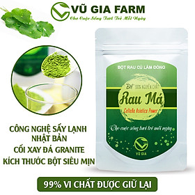 Bột Rau Má Sấy Lạnh Nguyên Chất Vũ Gia- Thanh lọc cơ thể, mát gan