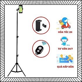 Mua Cây livestream  quay video tik tok cho điện thoại ( Tặng kèm Remote Bluethooth)