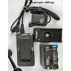 COMBO BỘ GIẢ PIN/ PIN ẢO SONY NP-FZ100 + ĐẾ PIN+ PIN F970 +SẠC - HÀNG CHÍNH HÃNG