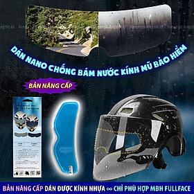 Miếng Dán Chống Nước Mũ Bảo Hiểm Hamart Decal Dán Kính Nón Bảo Hiểm Trùm Đầu Biker Motor Chống Bám Nước