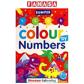 Sách ngoại văn: Bumper Colour By Numbers - Dinosaur