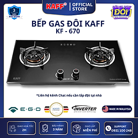 Mua Bếp ga đôi KAFF KF-670 - Hàng chính hãng