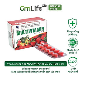 Vitamin tổng hợp - Multivitamin Đại Uy (Hộp 10 vỉ x 10 viên)