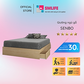 Giường đơn cho bé kiểu dáng nhỏ gọn SMLIFE Senbo