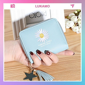 Ví nữ mini MADLEY ngắn cầm tay nhỏ gọn bỏ túi cute dễ thương LUKAMO VD412