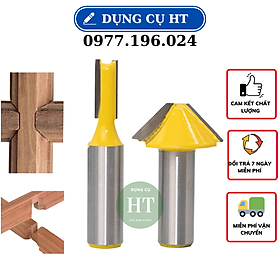 Bộ 2 mũi phay gỗ ghép nan- Mũi soi gỗ cốt 12ly7